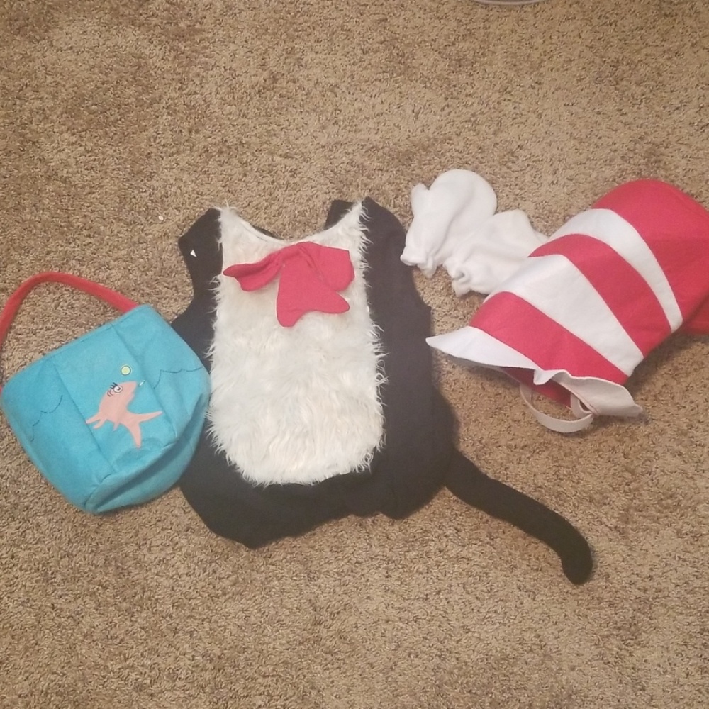 Cat in the hat costume from Pottery Barn